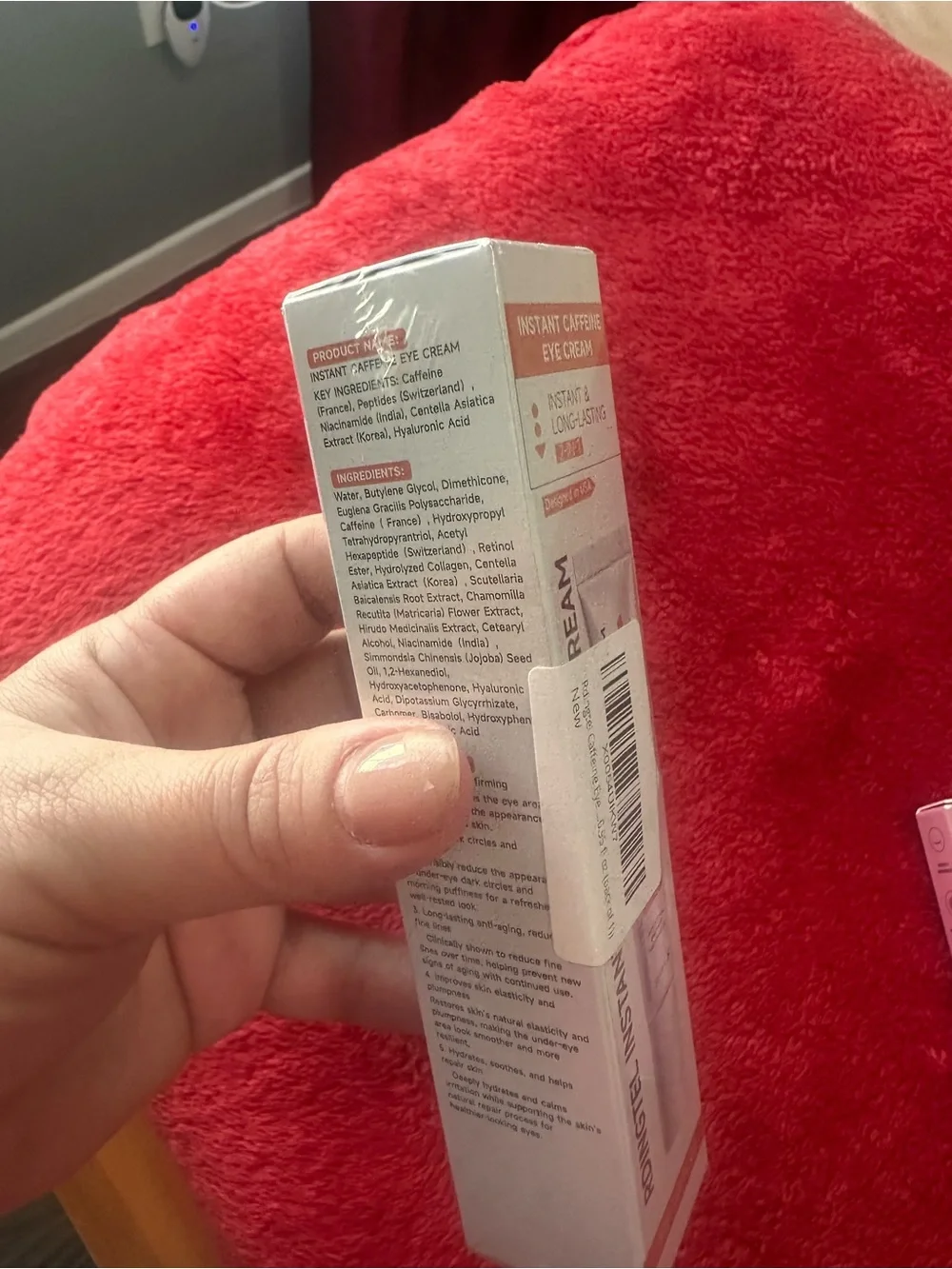 Instant Caffeine Eye Cream - Brightening Eye Treatment (Silver/White)